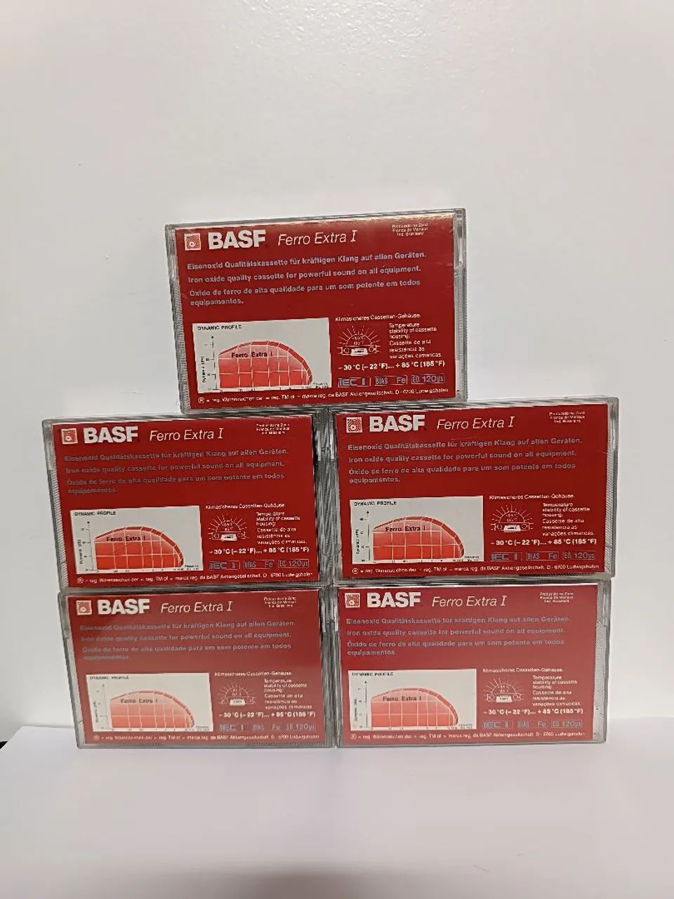 5 fitas BASF ferro extra