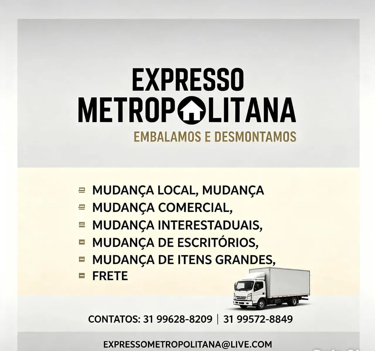 Transporte de mudanças 