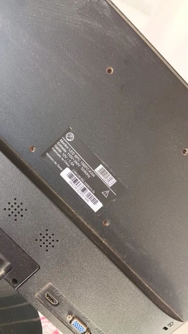 Monitor Led Brasil PC 15" - Foto 5