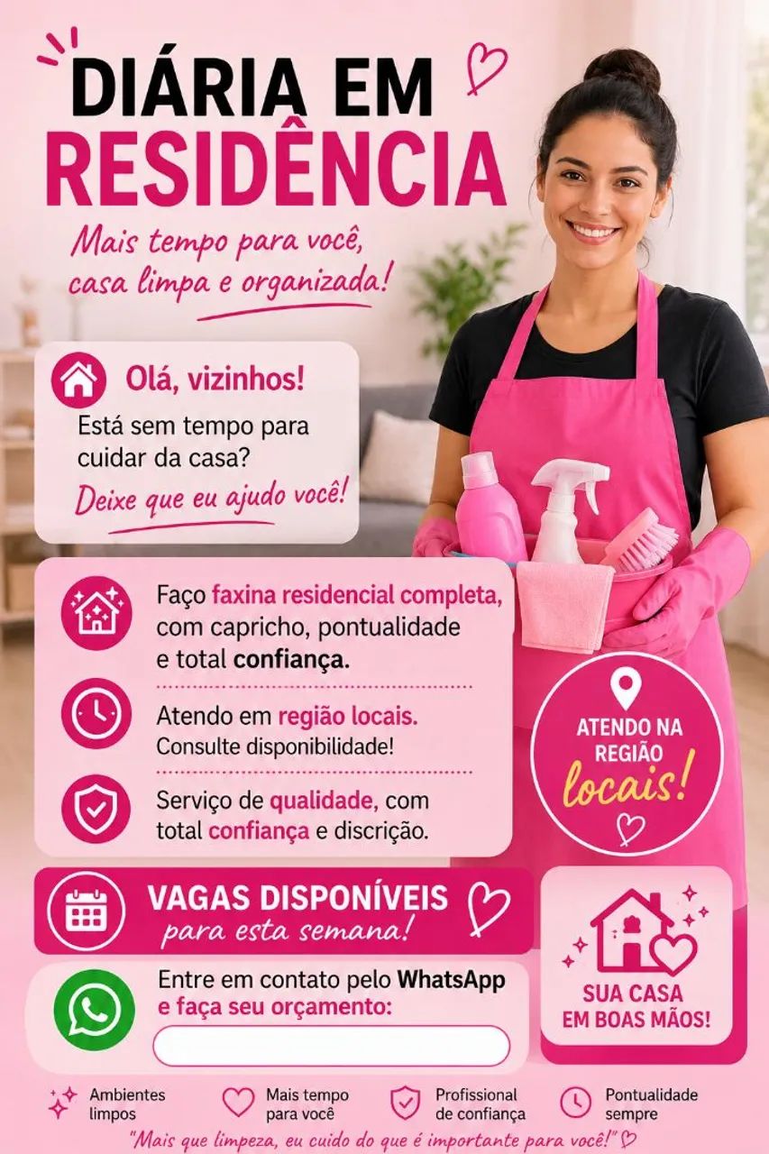 Faço diária 