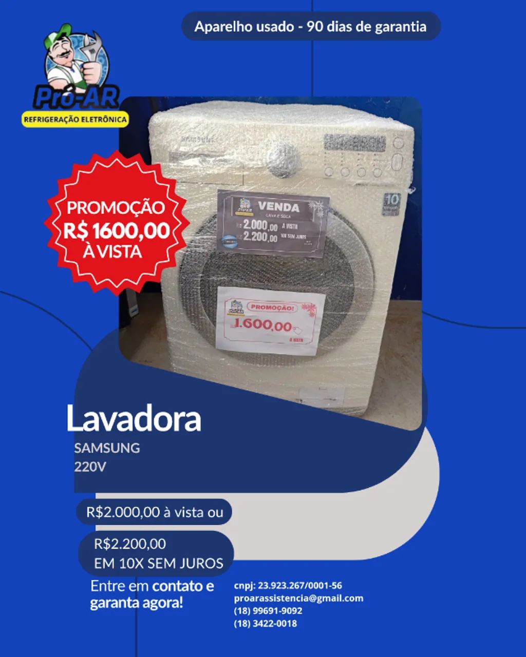 LAVA E SECA SAMSUNG