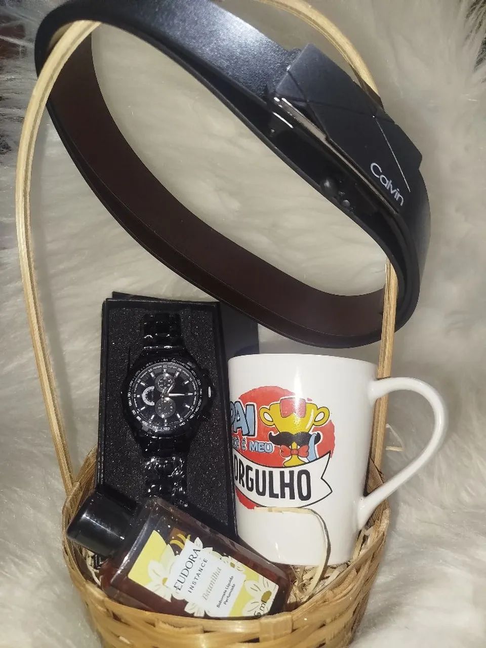Kit completo Dia dos Pais , Presente para dia dos pais - cinto ,Relógio, sabonete e caneca - Foto 2