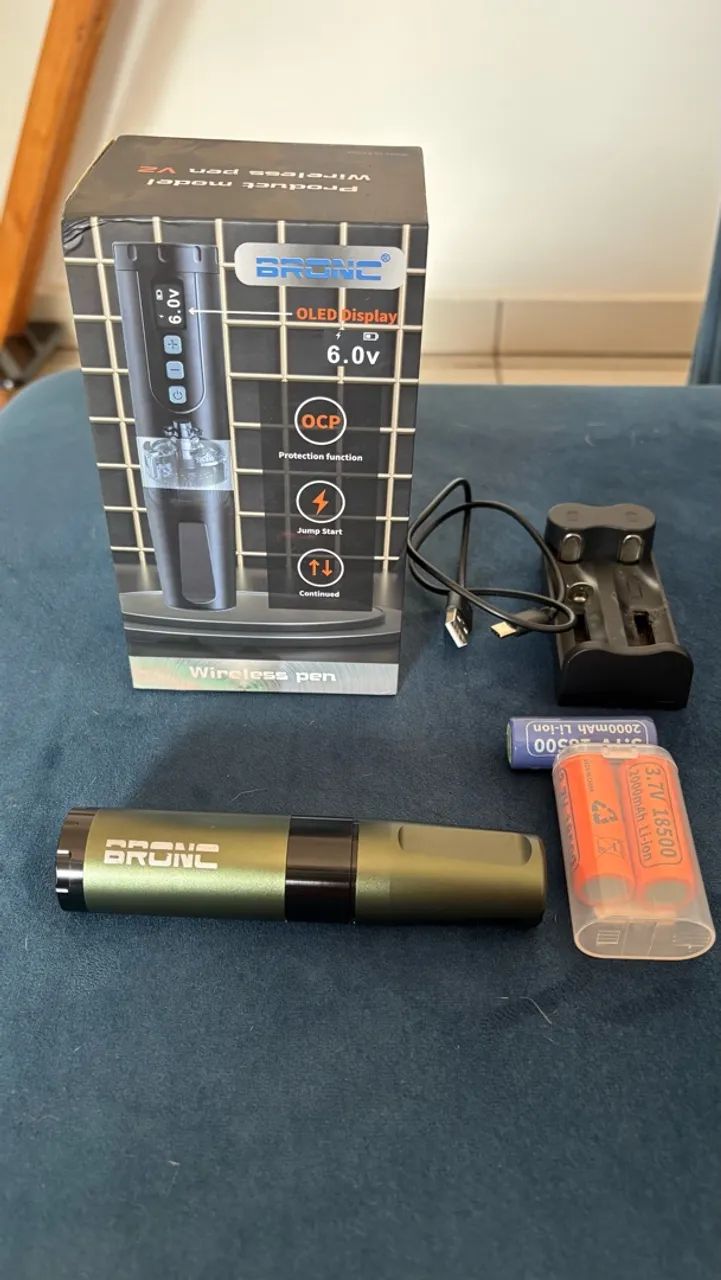 Máquina tatuagem Pen bronc v2 - Foto 2