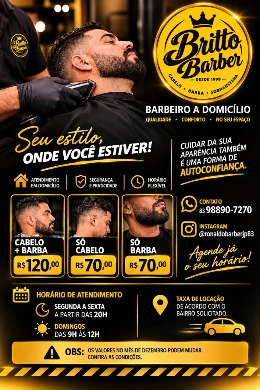 Barbeiro a Domicílio 