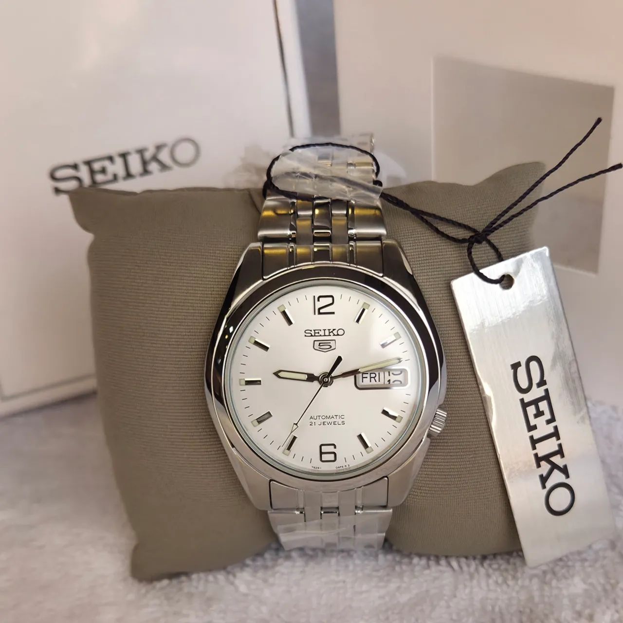 Relógio Seiko 5 Automático 38mm (SNK385K1) - NOVO