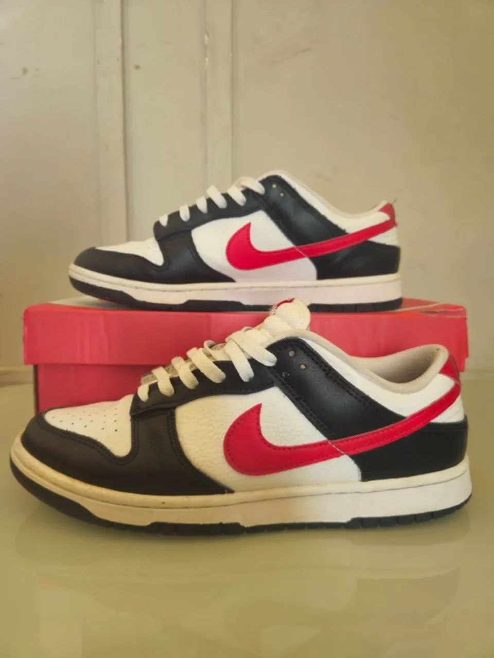 Nike Dunk Low Red Swoosh Panda - Foto 2