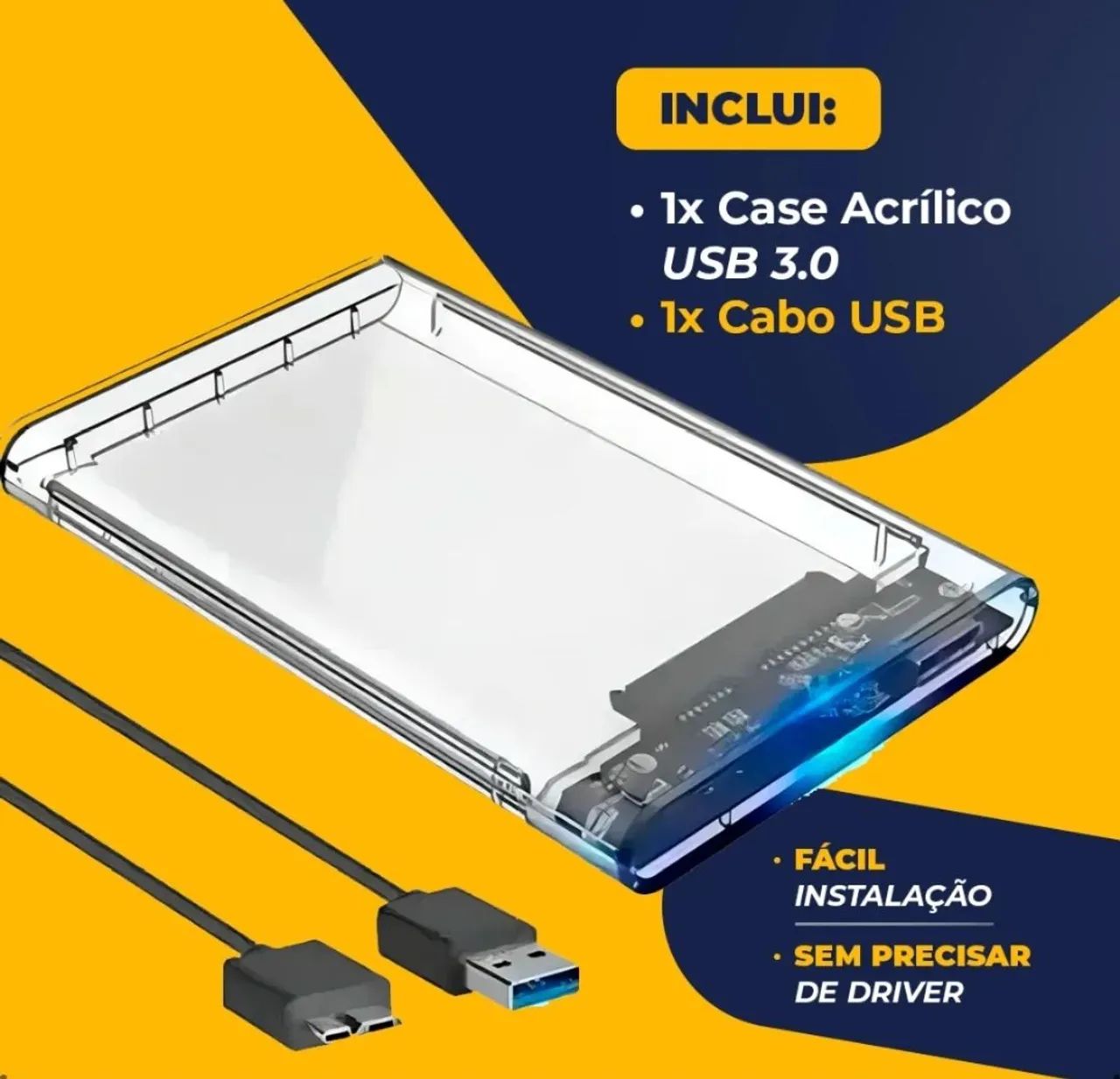 Case hd externo USB 3.0 - Foto 2