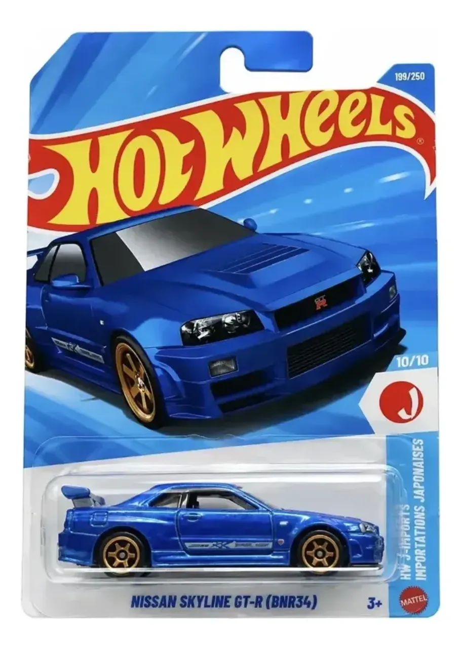 nisan skyline r 34 azul