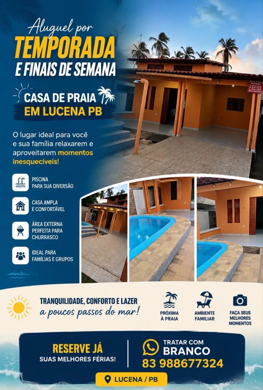 Casa de temporada Lucena 