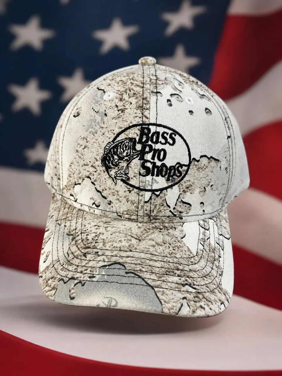 Boné Bass pro Shops original EUA branco 