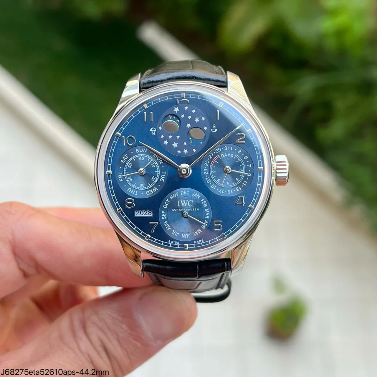 Relógio Iwc português calendário Perpetual  ETA