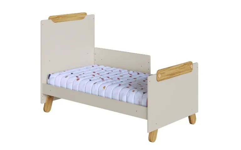 Berço Pingo Americano 4x1, 100% MDF - Peroba - Foto 3