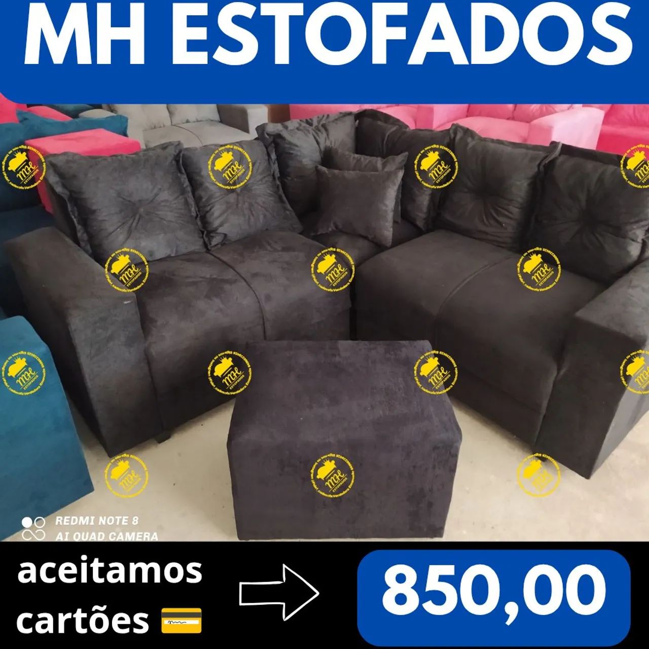 SOFÁS DIRETAMENTE DA FÁBRICA APARTI DE 300,00 - Foto 5