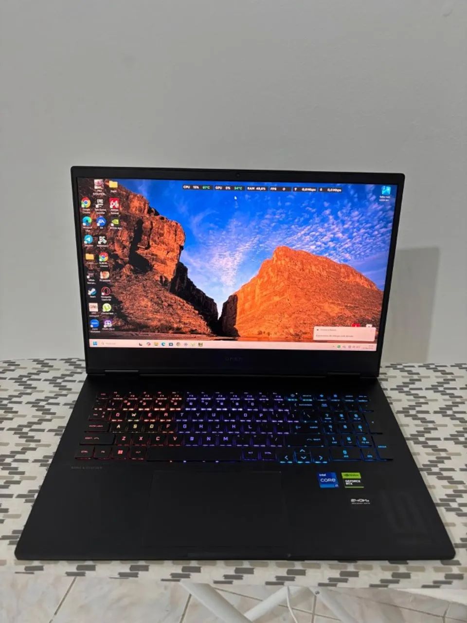 NOTEBOOK GAMER HP OMEN 16 - INTEL CORE i7 + RTX 4060