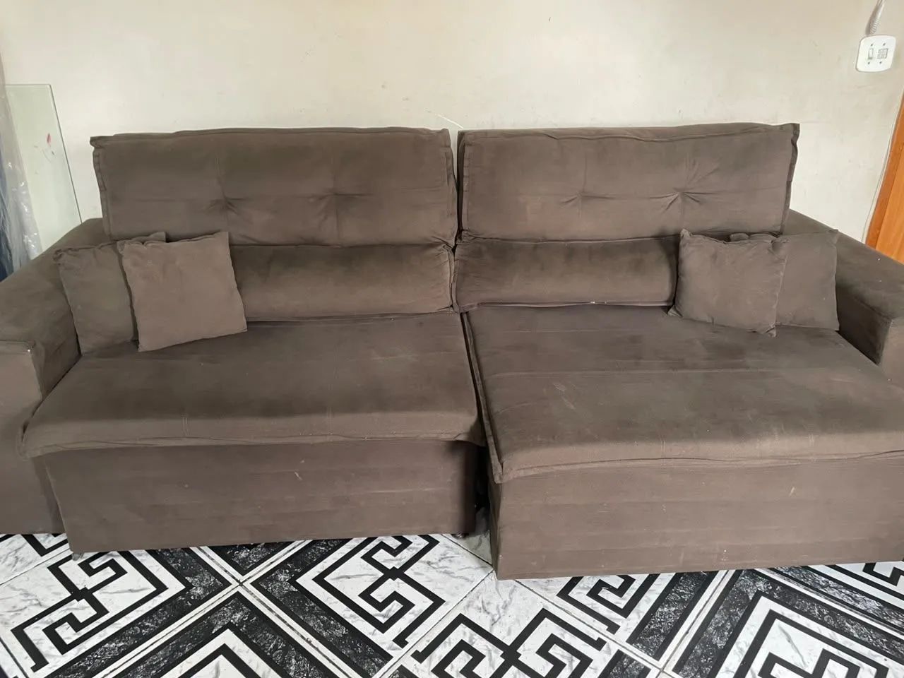 Sofá retrátil e reclinável de 2,50m - Foto 2
