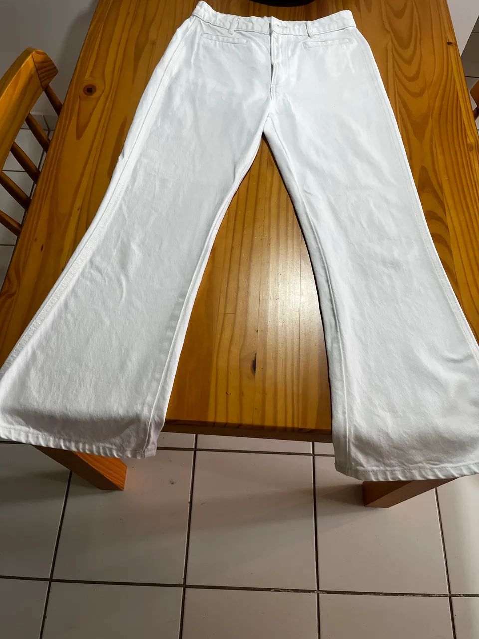 Calca jeans branca Zara - Foto 2