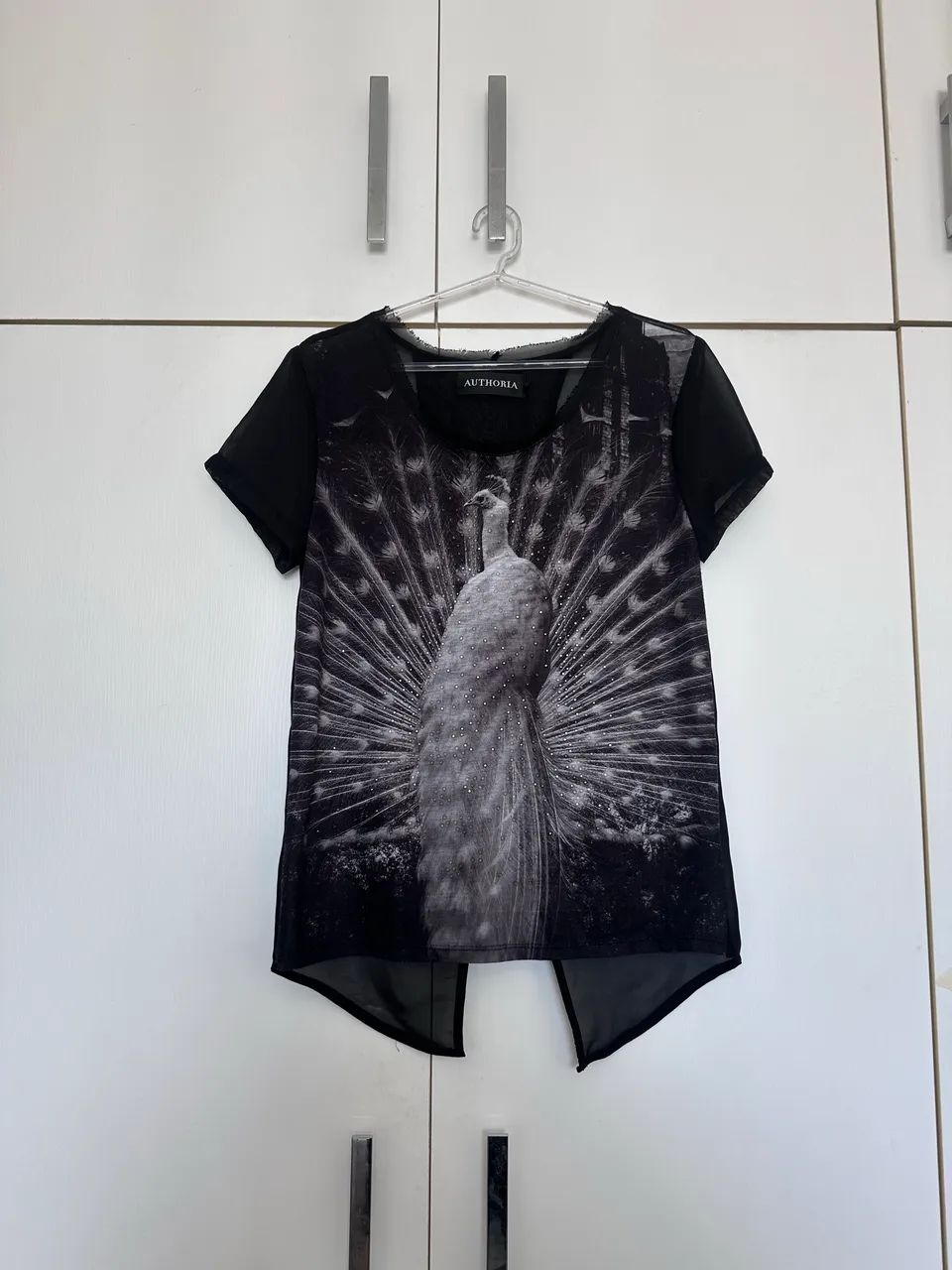 camiseta feminina estampada - marca authoria 