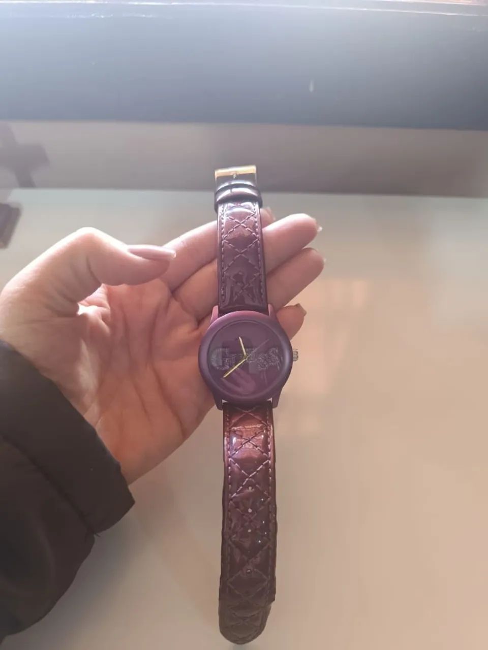 Relógio Guess Novo roxo  - Foto 3