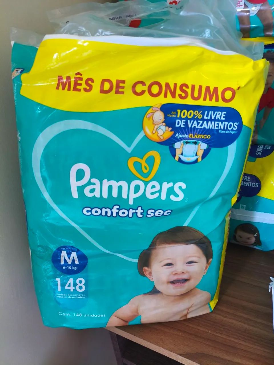 Fraldas Pampers Confort Sec Tam:M - Foto 2
