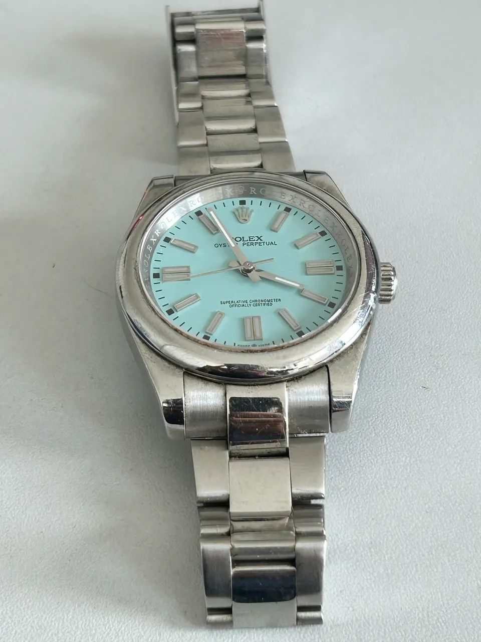 Rolex Oyster Perpetual 36 Tiffany Blue 126000 - Foto 3