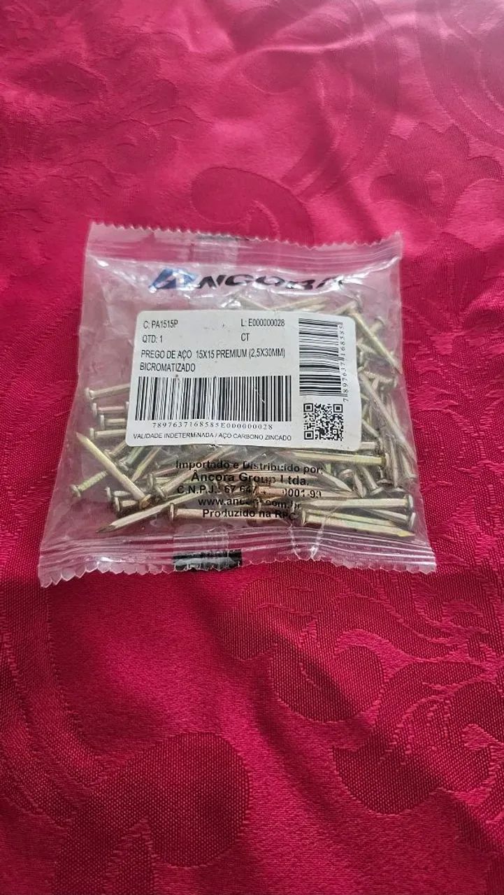 Prego Aço Bicromatizado 15x15 ( 2,5 x 30 mm) x 100 unidade - Foto 2