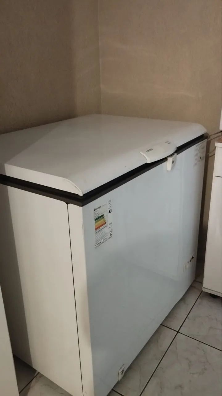 Freezer cônsul dupla função com 305 litros - 1 porta horizontal 