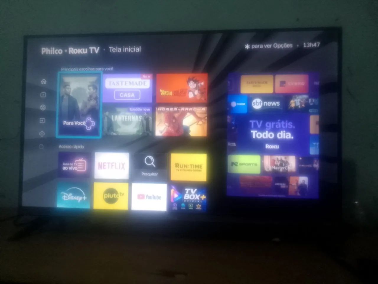 Smart TV Philco 32 polegadas nova com menos de 5 meses de uso,pra vender hoje,sem defeitos - Foto 2