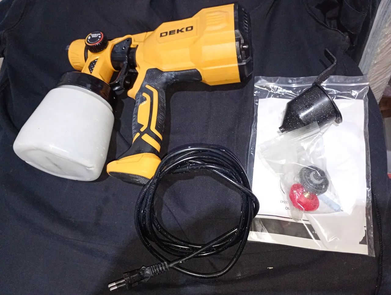 Pistola elétrica de pintura e pulverizador deko  - Foto 2