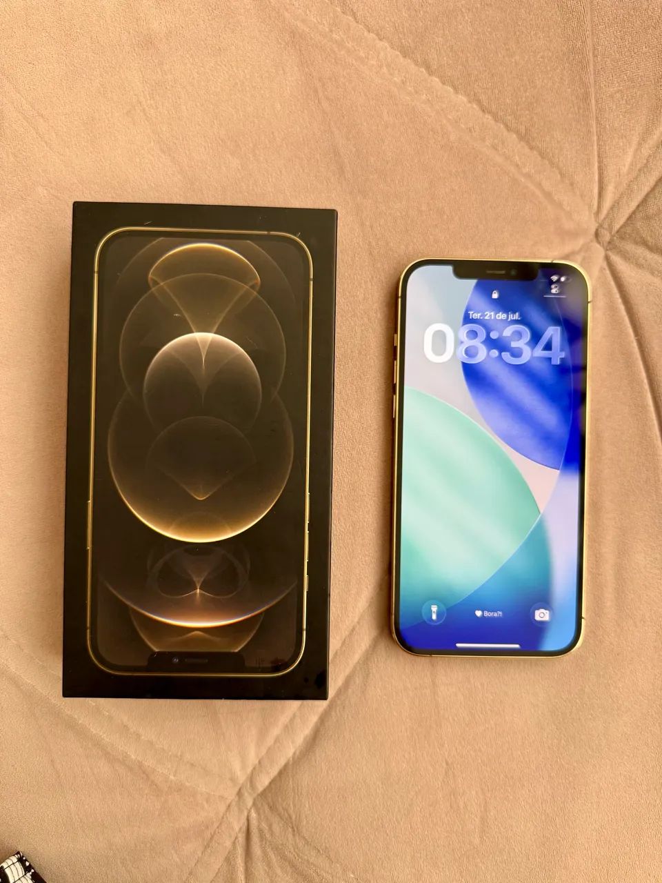 iPhone 12 Pro Max 256GB Dourado - Único Dono