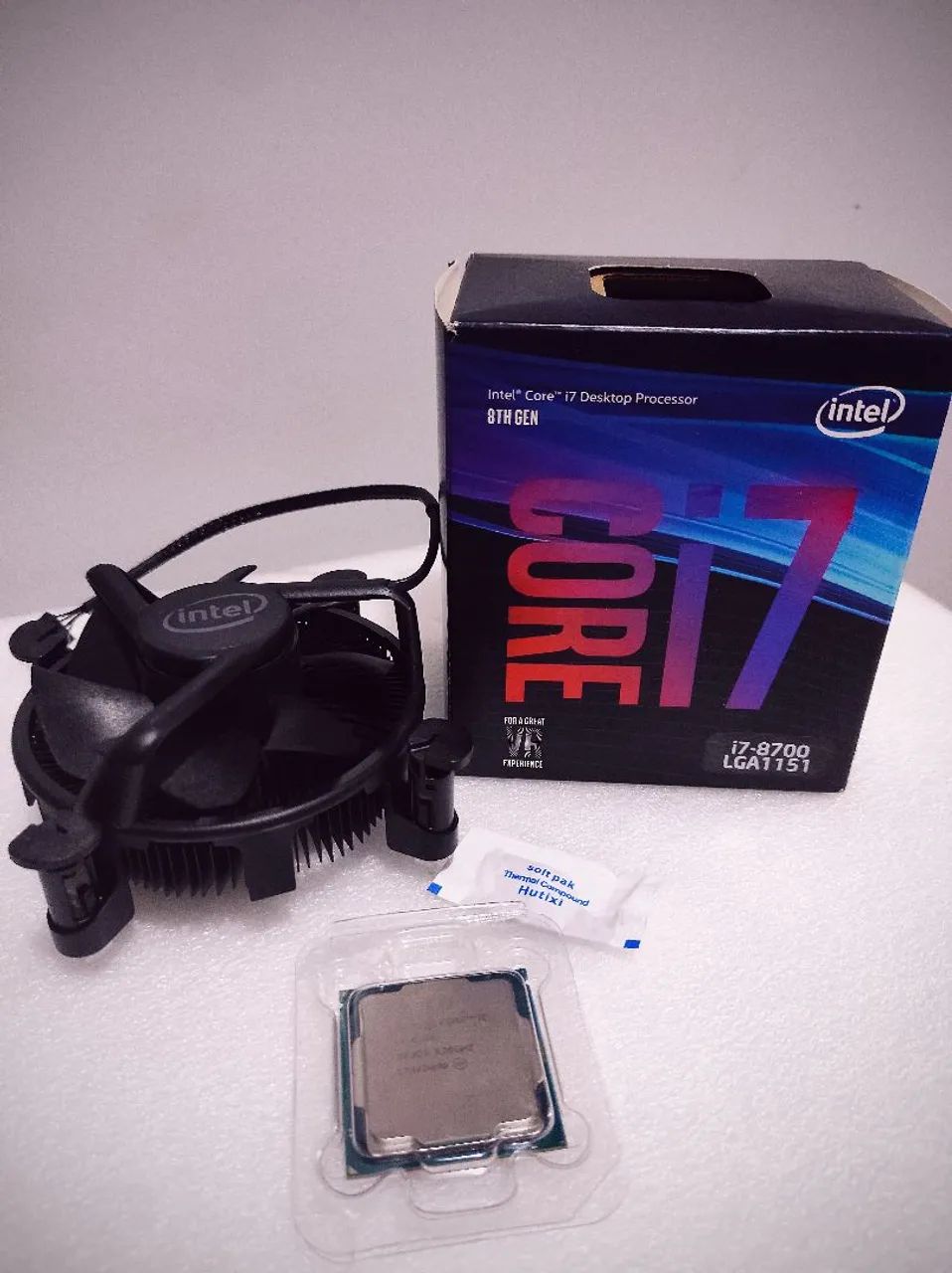 Processador Intel Core i7-8700 + Cooler Premium (Base Cobre) +