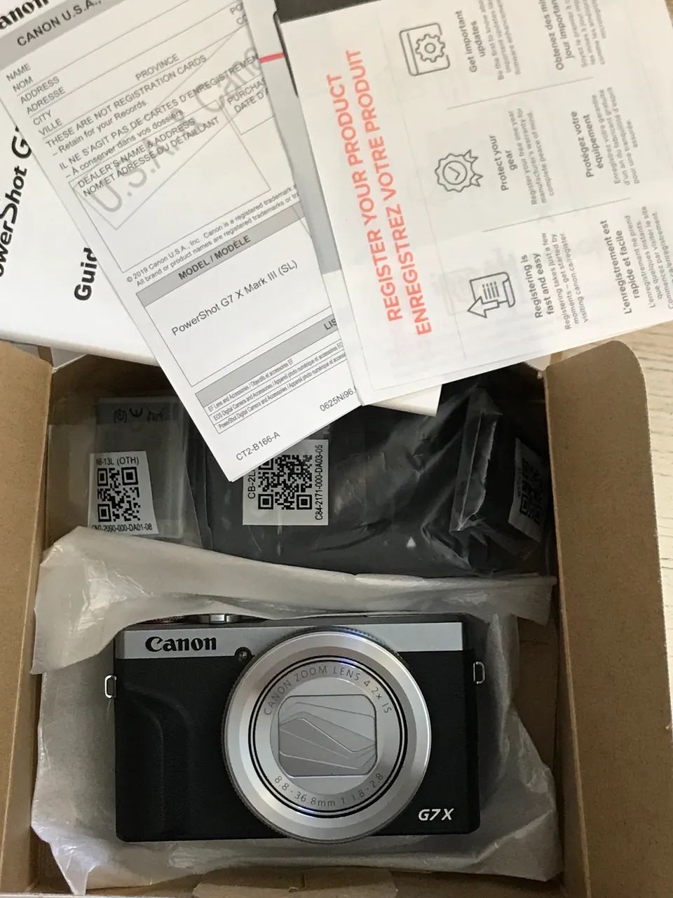 Câmera Canon PowerShot G7X Mark III (prata) - Câmeras e Filmadoras