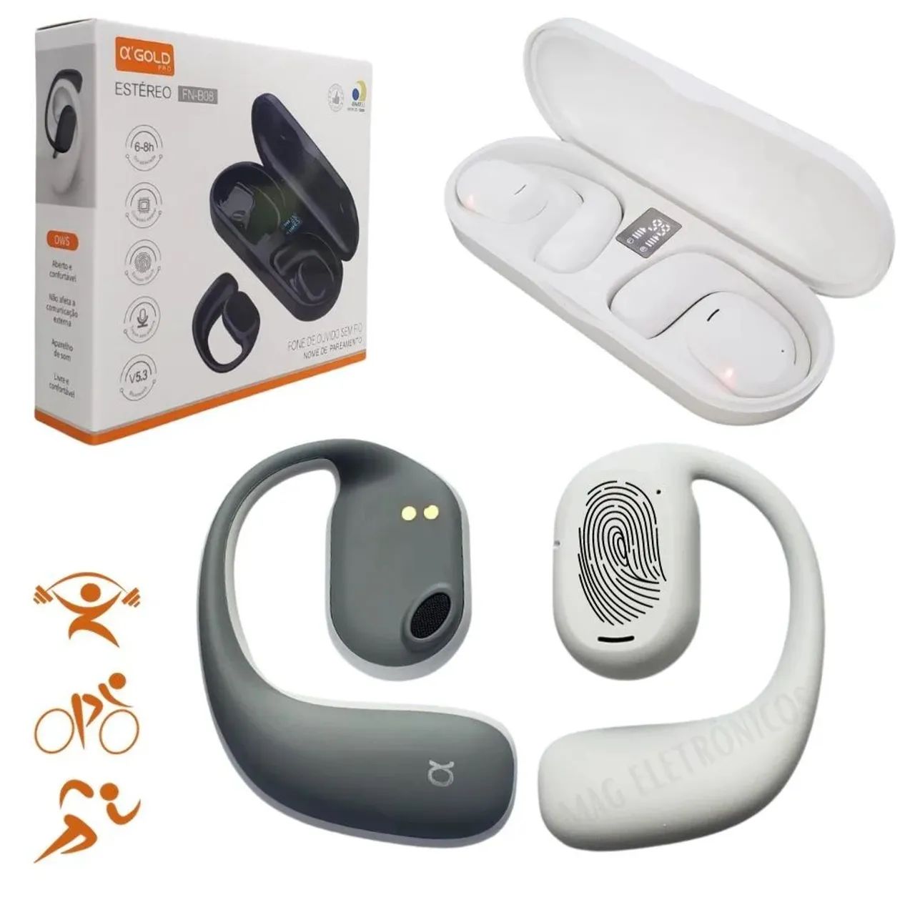 Fone de ouvido sem fio bluetooth - Foto 2