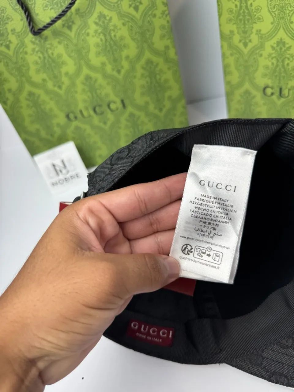 Boné Gucci GG Nylon Baseball - Foto 4