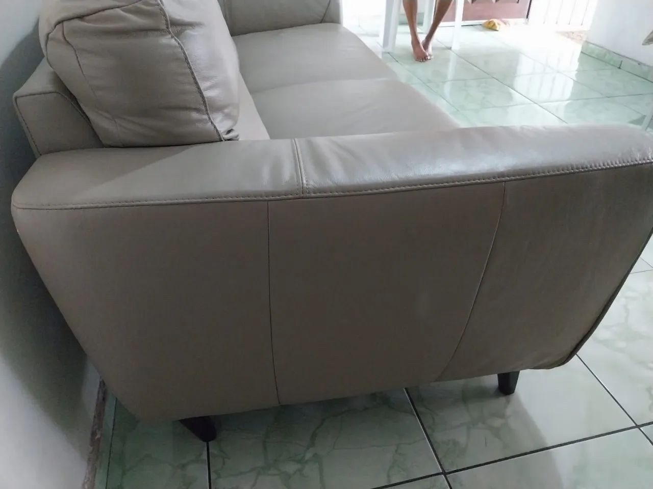 Sofá Corino 3 lugar  - Foto 2