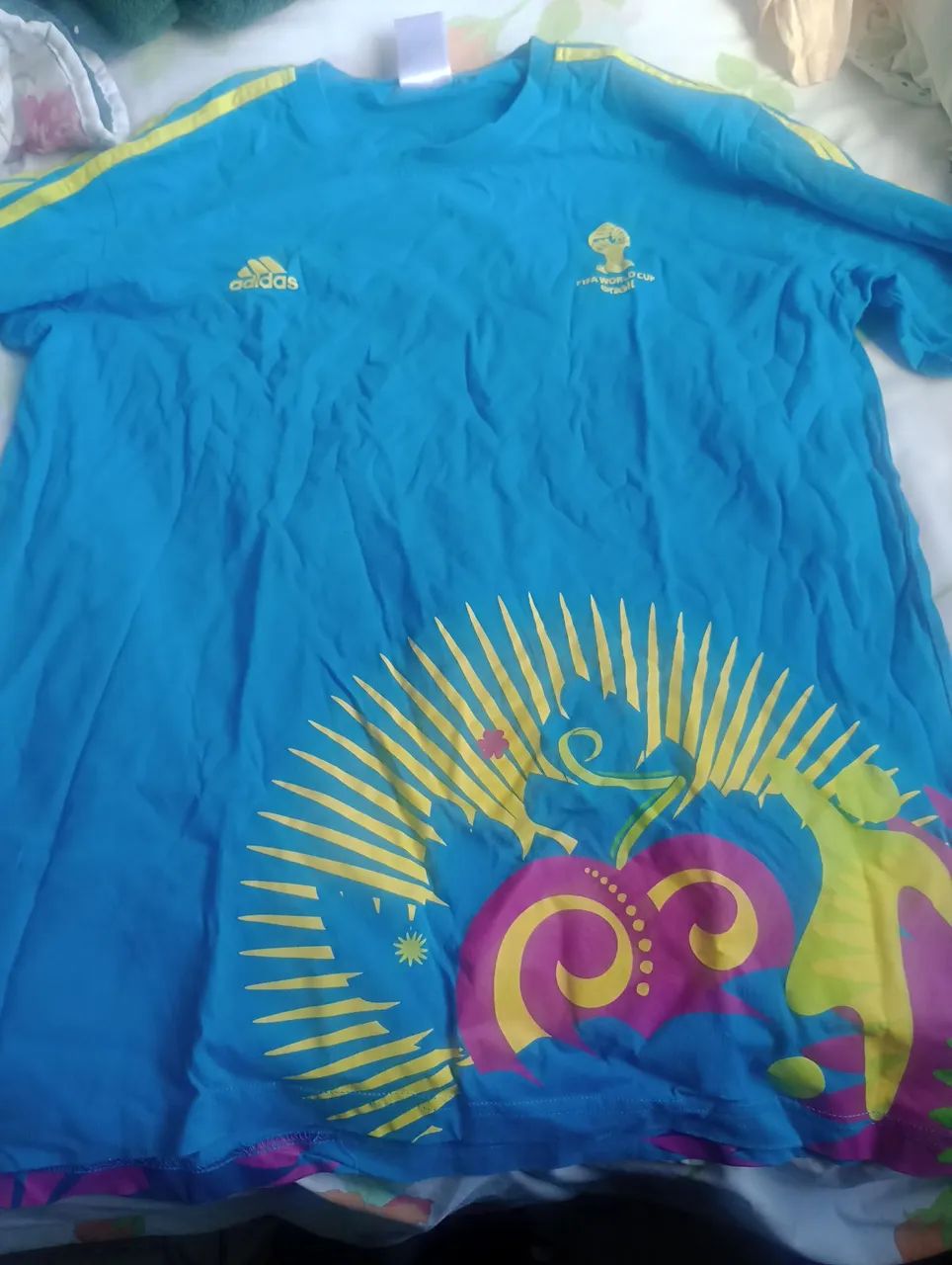 Camisa de voluntário usada da copa