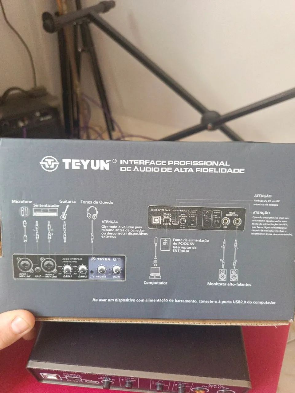 Interface de áudio TEYUN Q-22 - Foto 5