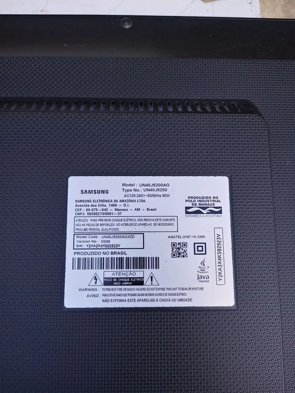 TV Samsung 43" com defeito - Foto 3