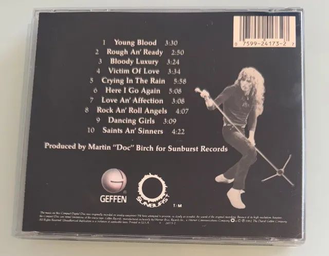 CD Whitesnake Saints & Sinners (Importado, Usado) - Foto 5