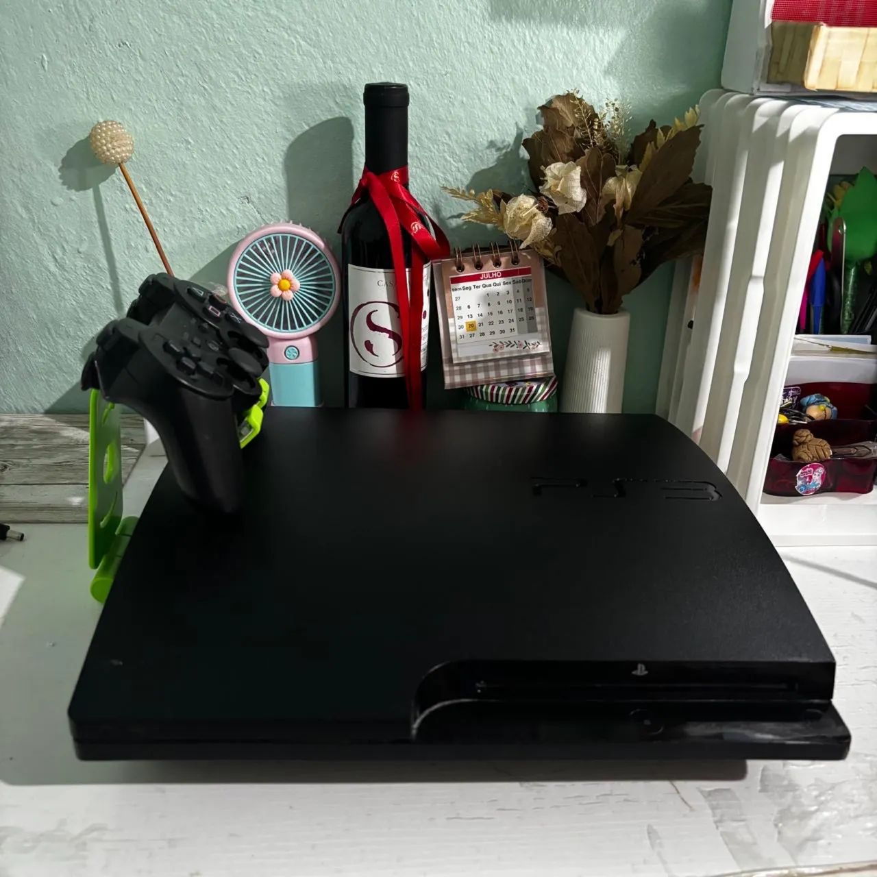 Ps3 com 10 Jogos e Loja/Entrega Grátis  - Foto 2