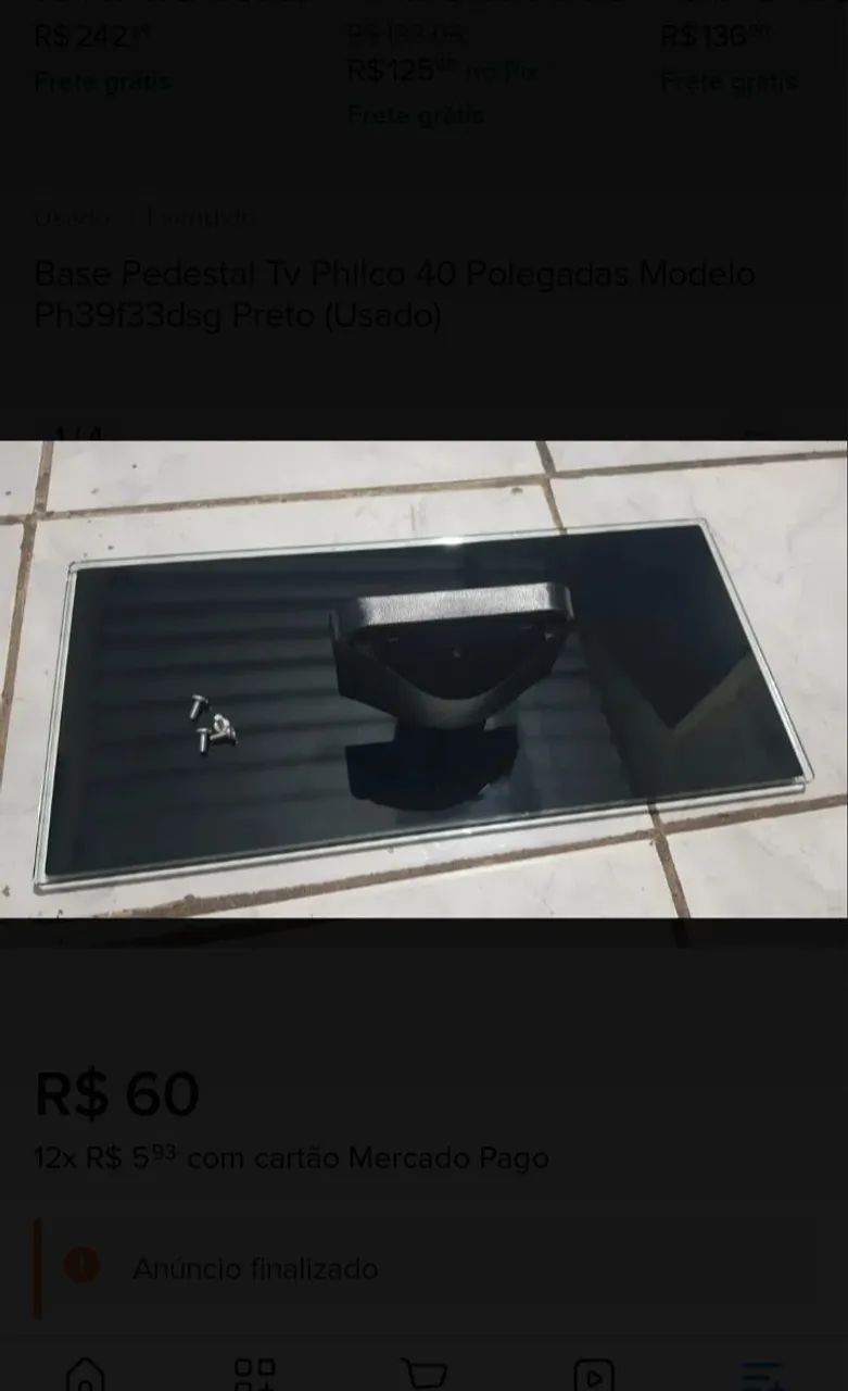 Pé base pedestal TV philco modelo PH39F33DSG  - Foto 2