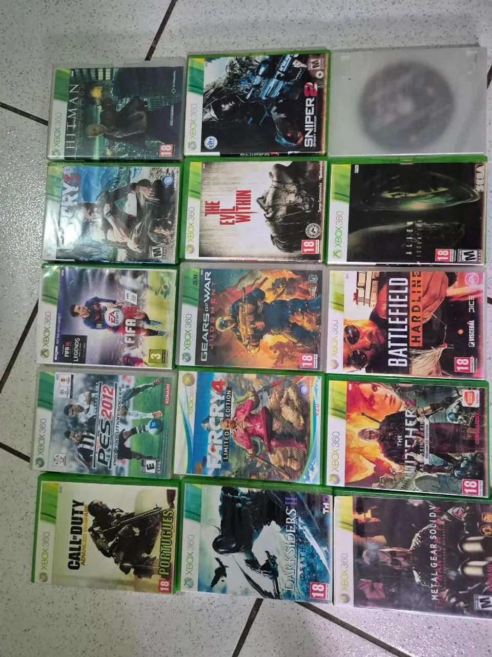 Lote jogos Xbox 360