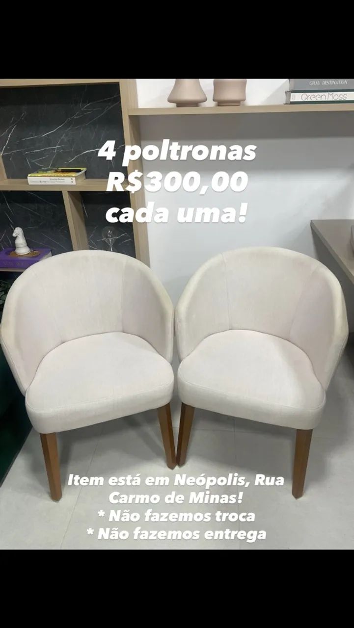 4 poltronas