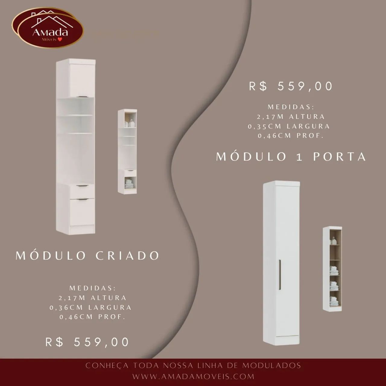 Guarda roupa casal modulado Infinity , à pronta entrega  - Foto 5