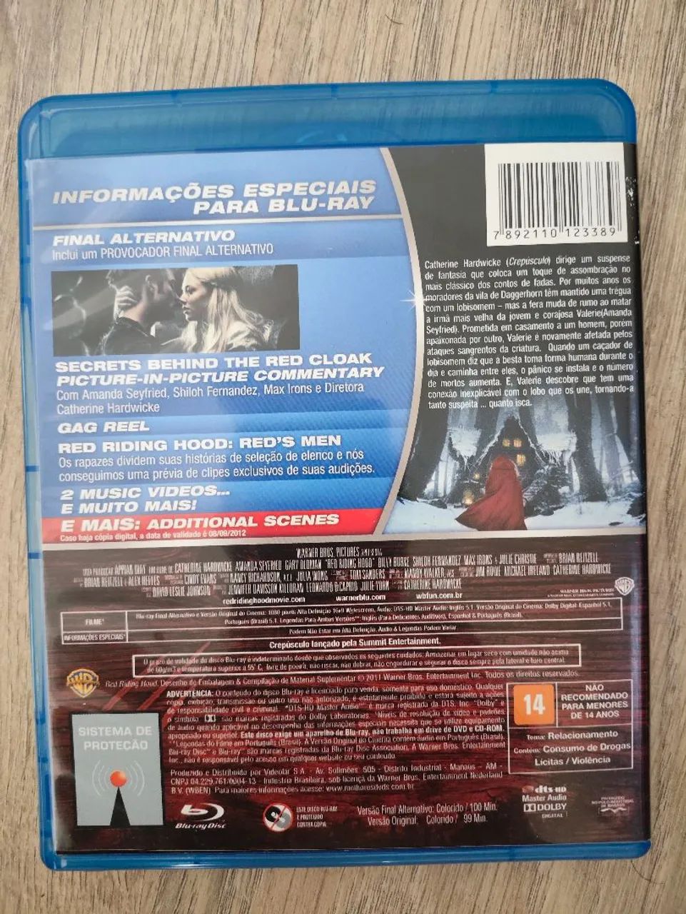 Blu Ray A Garota da Capa Vermelha  - Foto 3