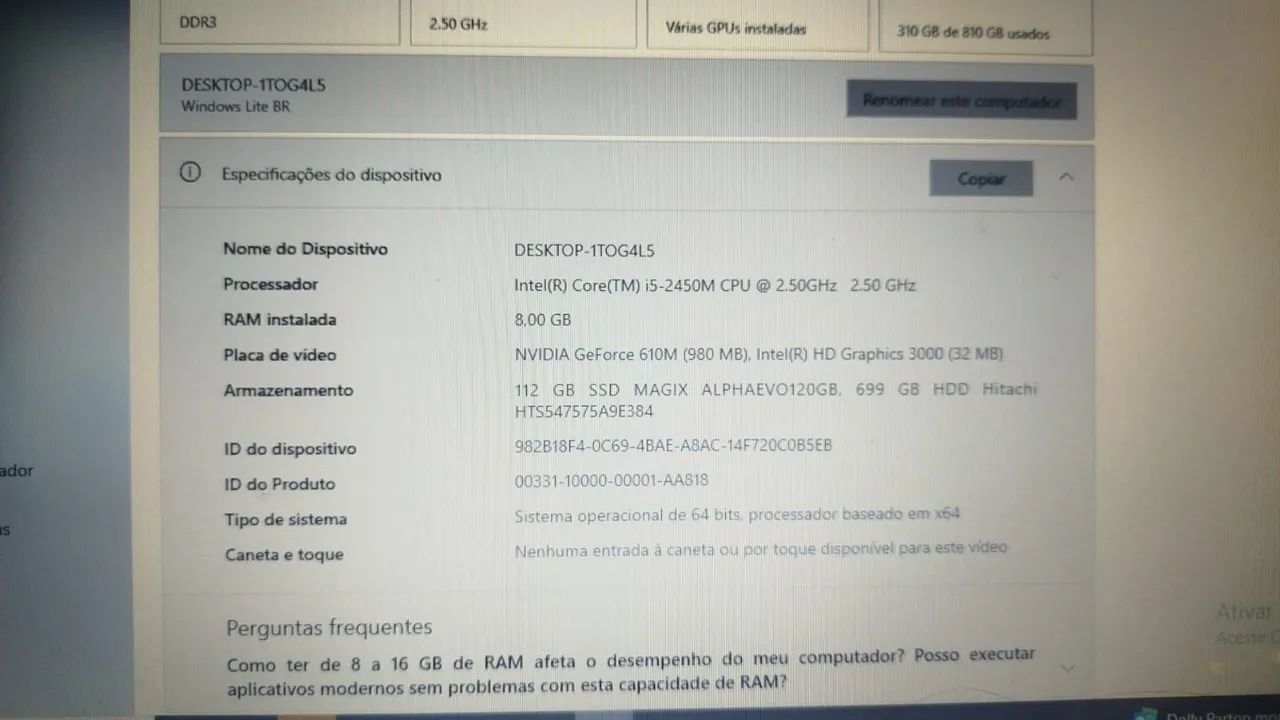 Notebook ASUS A73S (K73S) - Foto 5