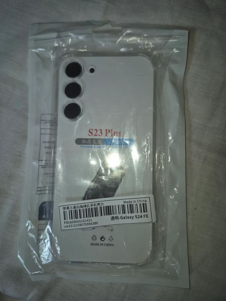 Capa transparente samsung galaxy S23 plus