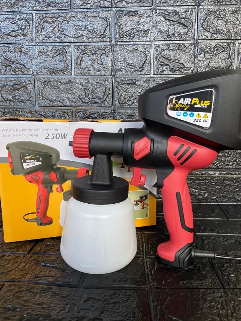 Pistola De Pintura Pulverizadora Schulz 250w 1L - Foto 4