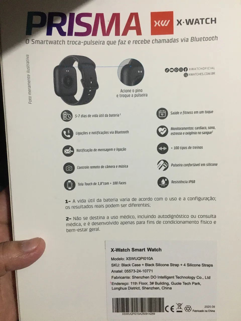 Relógio smart whit  - Foto 2