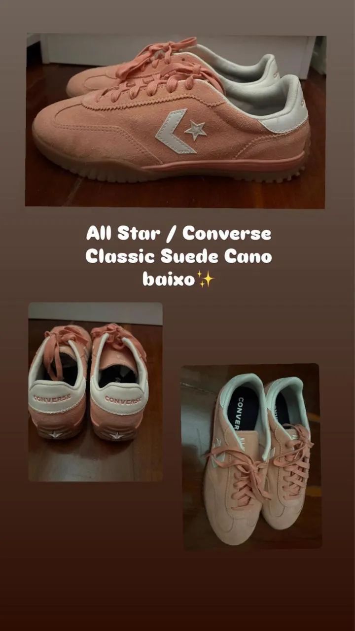 Tênis converse rosa suede  - Foto 2