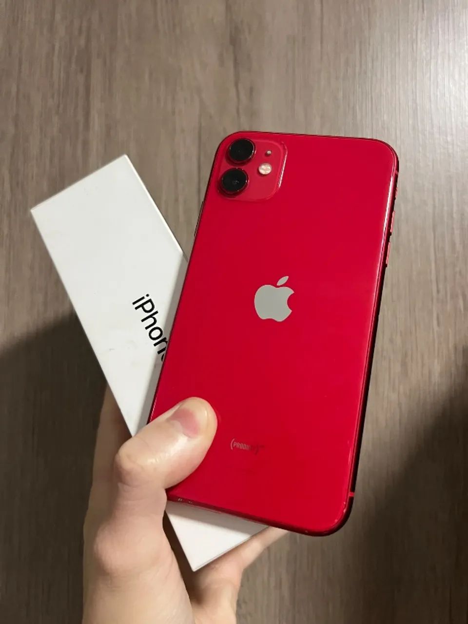 iPhone 11 Red Completo - Preço de desapego